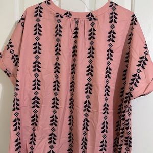 3x Women’s Top Work Blouse Pinkish Coral